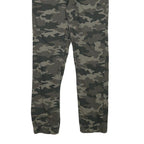 LEVI'S Mens Slim Cotton Blend Drawstring Camouflage Trousers W29 L29 Casual