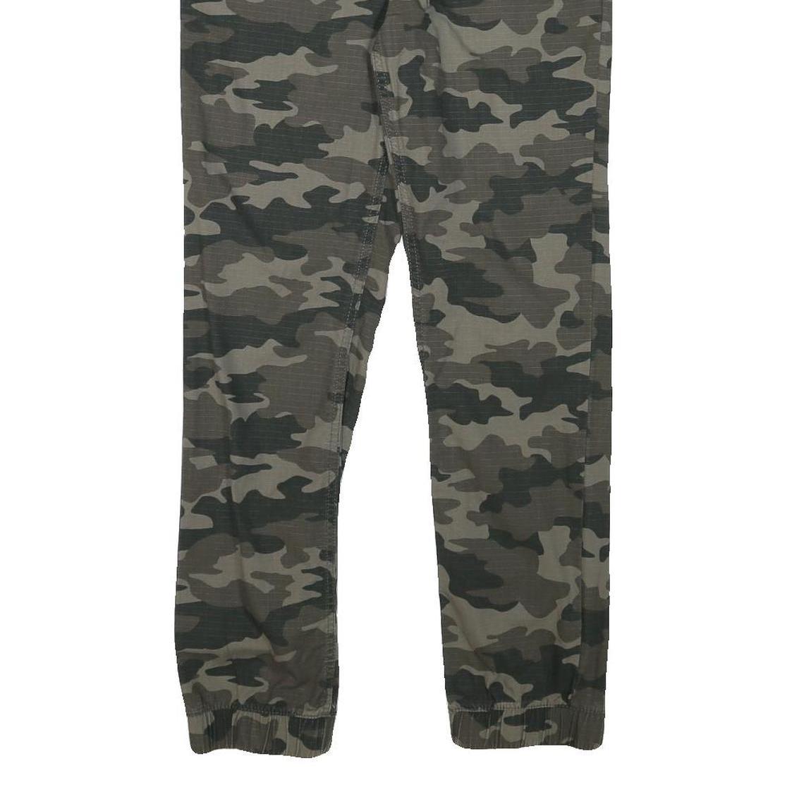 LEVI'S Mens Slim Cotton Blend Drawstring Camouflage Trousers W29 L29 Casual