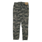 LEVI'S Mens Slim Cotton Blend Drawstring Camouflage Trousers W29 L29 Casual