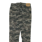 LEVI'S Mens Slim Cotton Blend Drawstring Camouflage Trousers W29 L29 Casual