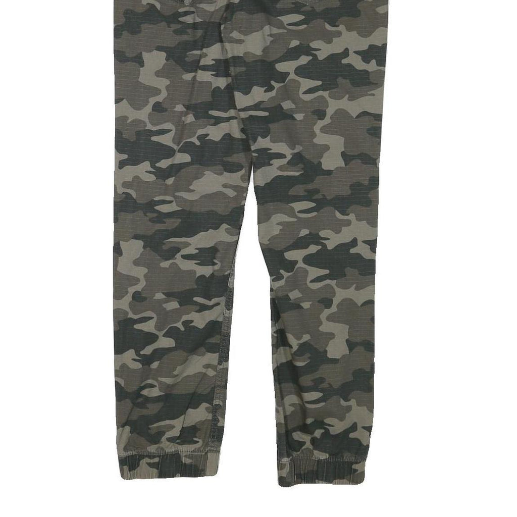 LEVI'S Mens Slim Cotton Blend Drawstring Camouflage Trousers W29 L29 Casual