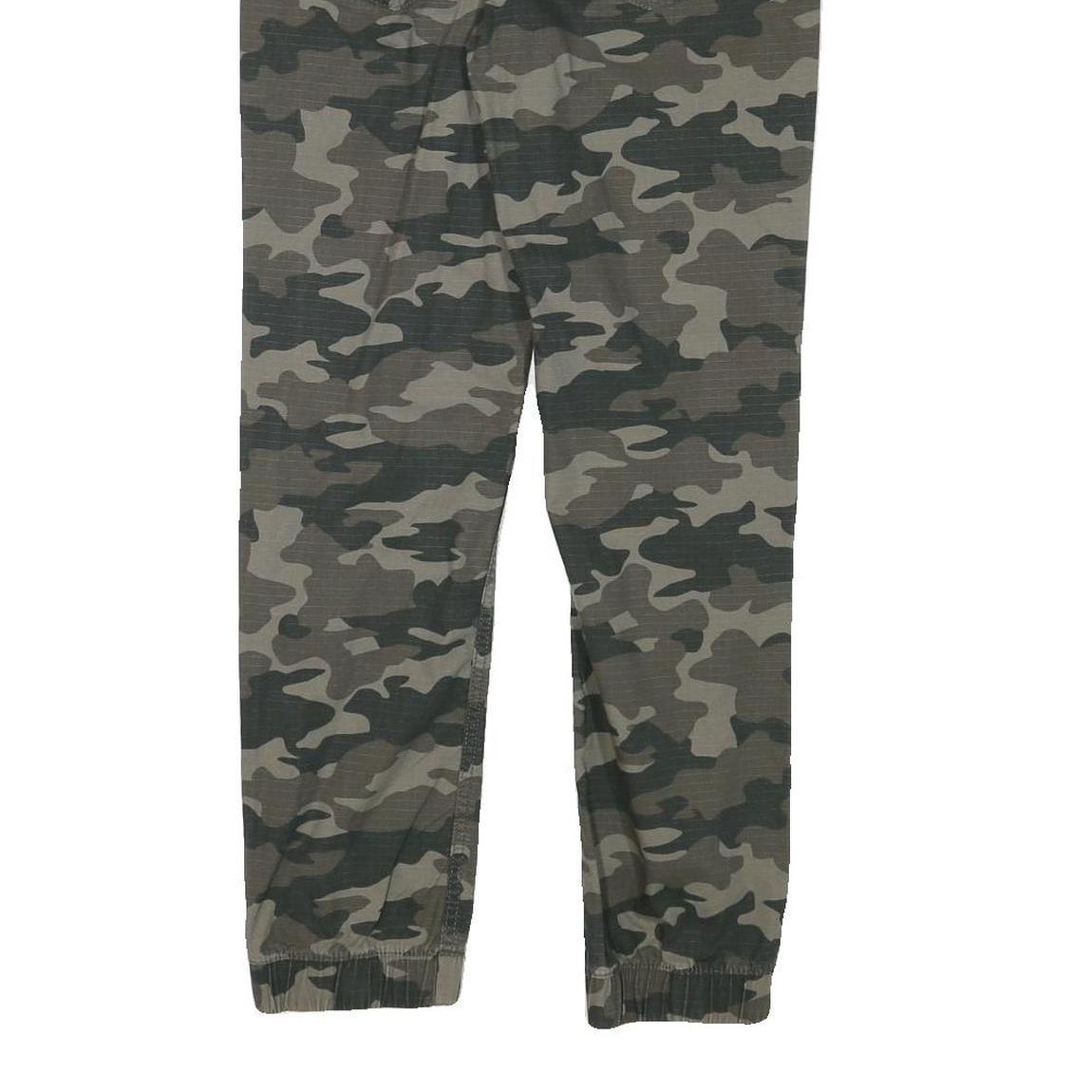 LEVI'S Mens Slim Cotton Blend Drawstring Camouflage Trousers W29 L29 Casual