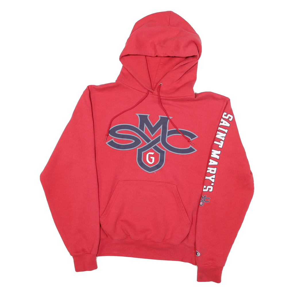 CHAMPION Mens Red Saint Marys Hoodie S College Logo Sweatshirt