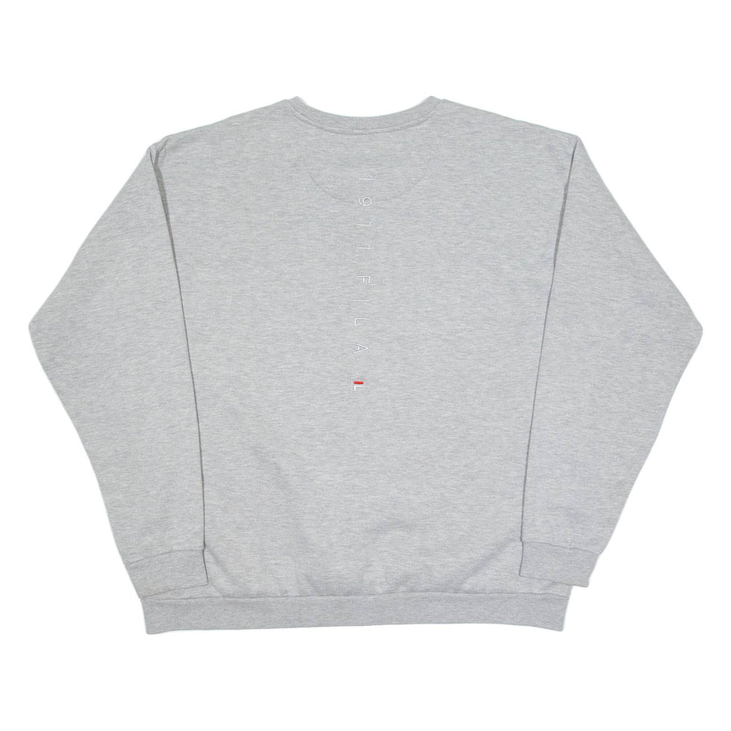 FILA Glittery Womens Sweatshirt Grey 2XL