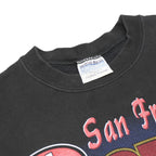GILDAN Mens Black San Francisco 49ers XXIX Crew Neck XL Super Bowl Champions