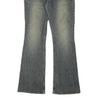 H&M Womens Blue Regular Flared Denim Medium W32 L32 Jeans Classic Cotton Blend