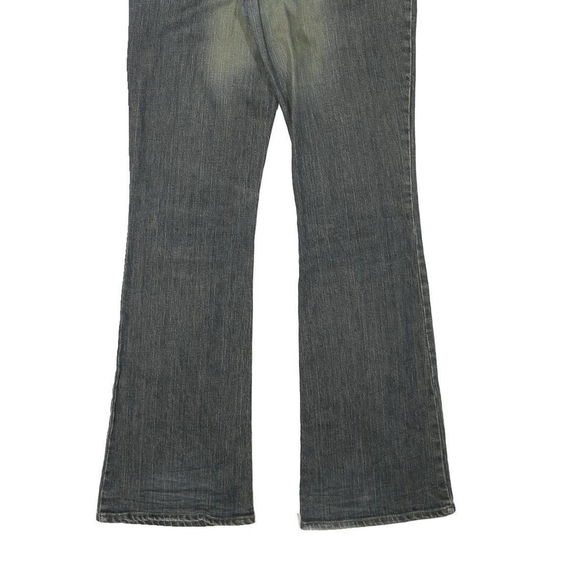 H&M Womens Blue Regular Flared Denim Medium W32 L32 Jeans Classic Cotton Blend