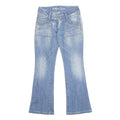 HILFIGER DENIM Womens Jeans Blue Regular Flared Denim Medium W27 L32 Stylish