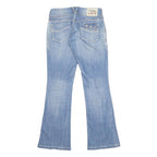 HILFIGER DENIM Womens Jeans Blue Regular Flared Denim Medium W27 L32 Stylish