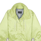 BOGNER Womens Green Embroidered Zip Jacket L Satin Elephant Pattern