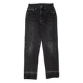 CALVIN KLEIN JEANS Womens Jeans Black Regular Straight W24 L28