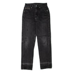 CALVIN KLEIN JEANS Womens Jeans Black Regular Straight W24 L28