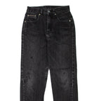 CALVIN KLEIN JEANS Womens Jeans Black Regular Straight W24 L28
