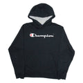 CHAMPION Mens Black Hoodie M