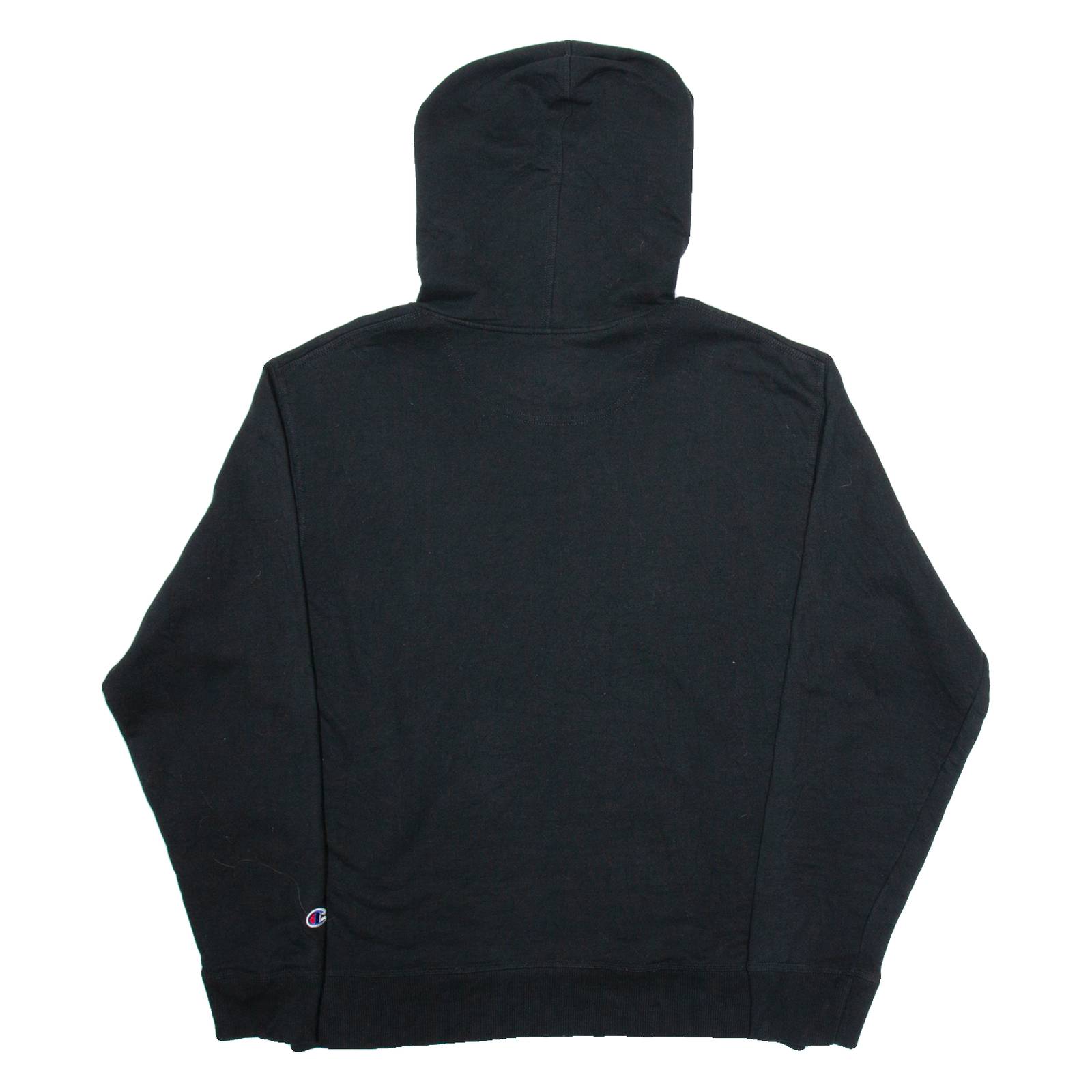 CHAMPION Mens Black Hoodie M