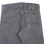 LEVI'S Womens Shorts Grey Denim Casual S W29 Frayed Hem 514 Style