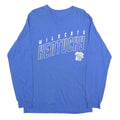CAPTIVATING Mens Blue Kentucky Wildcats Long Sleeve Crew Neck T-Shirt M Cotton