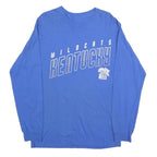 CAPTIVATING Mens Blue Kentucky Wildcats Long Sleeve Crew Neck T-Shirt M Cotton