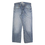 LEVI'S 501 Mens Jeans Blue Regular Straight Denim Light W32 L26 Classic Button