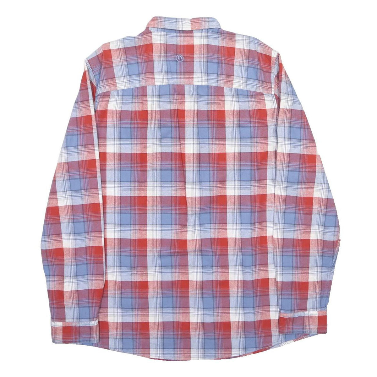 FAT FACE Mens Blue & Red Check Shirt 2XL Long Sleeve Cotton Blend Casual