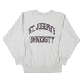 CHAMPION Mens Grey St Joseph's University Crew Neck XL Cotton Blend Sweatshirt