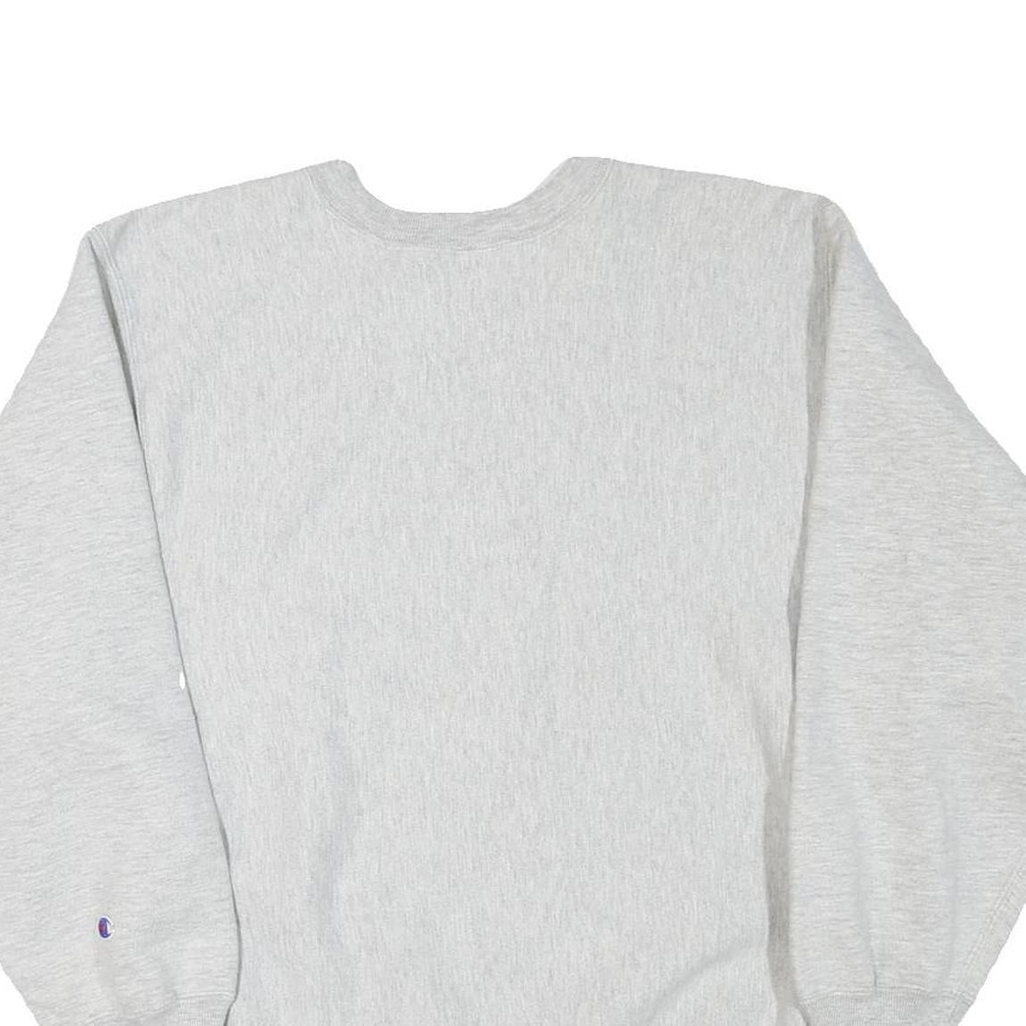 CHAMPION Mens Grey St Joseph's University Crew Neck XL Cotton Blend Sweatshirt