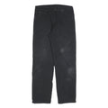 DICKIES Mens Regular Fit Black Denim Jeans W32 L32 Workwear Style Zip Closure