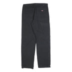 DICKIES Mens Regular Fit Black Denim Jeans W32 L32 Workwear Style Zip Closure