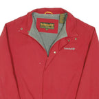 TIMBERLAND Mens Red Polyester Blend Zip Jacket XL Weathergear Casual Outdoor