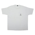 FRUIT OF THE LOOM Single Stitch Mens Grey USA Golf T-Shirt 2XL