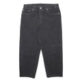 LEVI'S 550 Tapered Mens Jeans Black Relaxed Tapered Denim Medium W36 L25