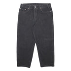 LEVI'S 550 Tapered Mens Jeans Black Relaxed Tapered Denim Medium W36 L25