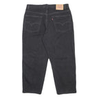 LEVI'S 550 Tapered Mens Jeans Black Relaxed Tapered Denim Medium W36 L25
