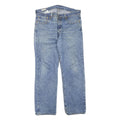 LEVI'S Mens Regular Fit Blue Denim Straight Jeans W36 L30 Classic Cotton Blend