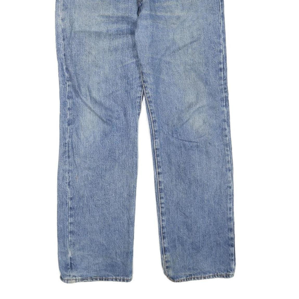 LEVI'S Mens Regular Fit Blue Denim Straight Jeans W36 L30 Classic Cotton Blend