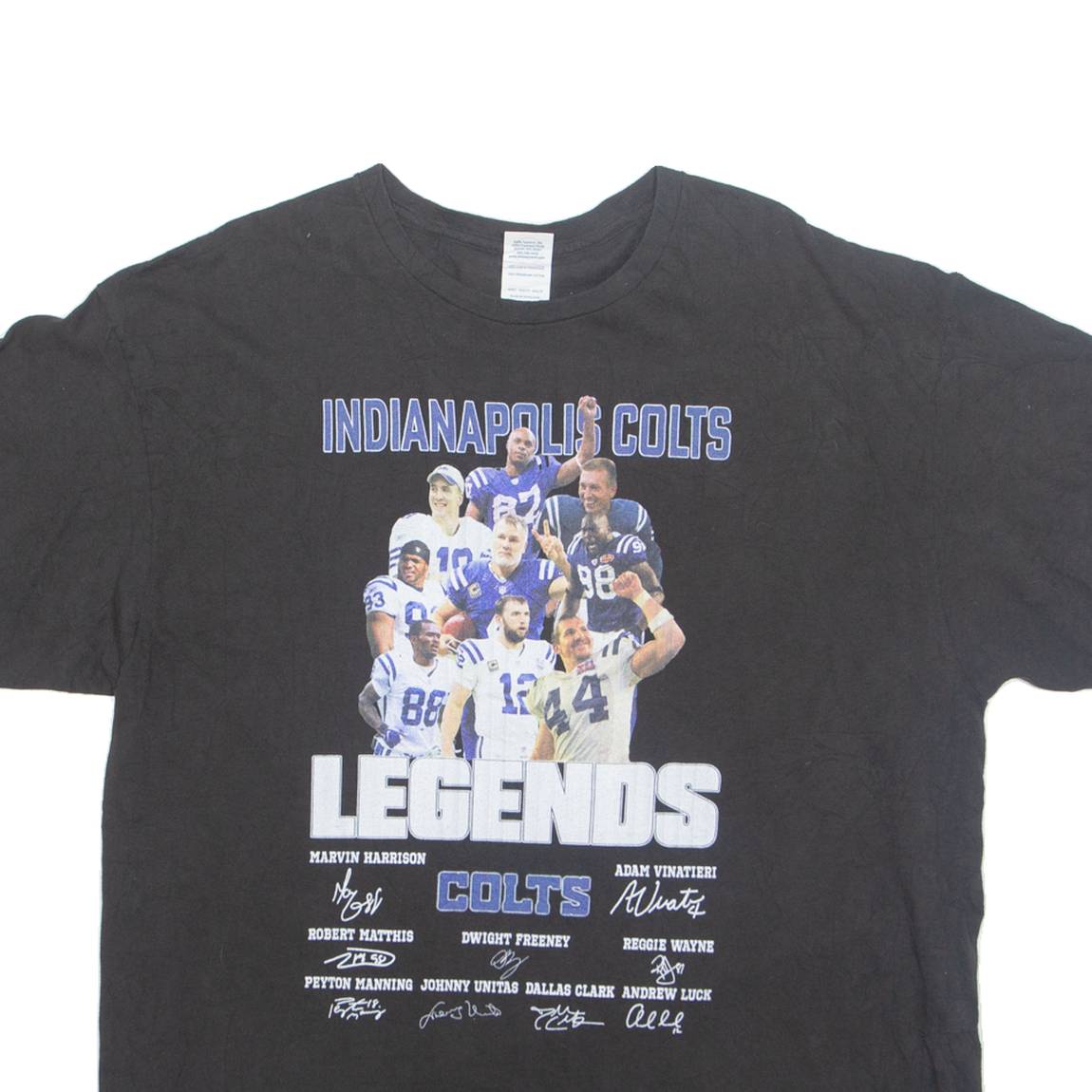 DELTA PRO WEIGHT NFL Indianapolis Colts Mens T-Shirt Black USA XL