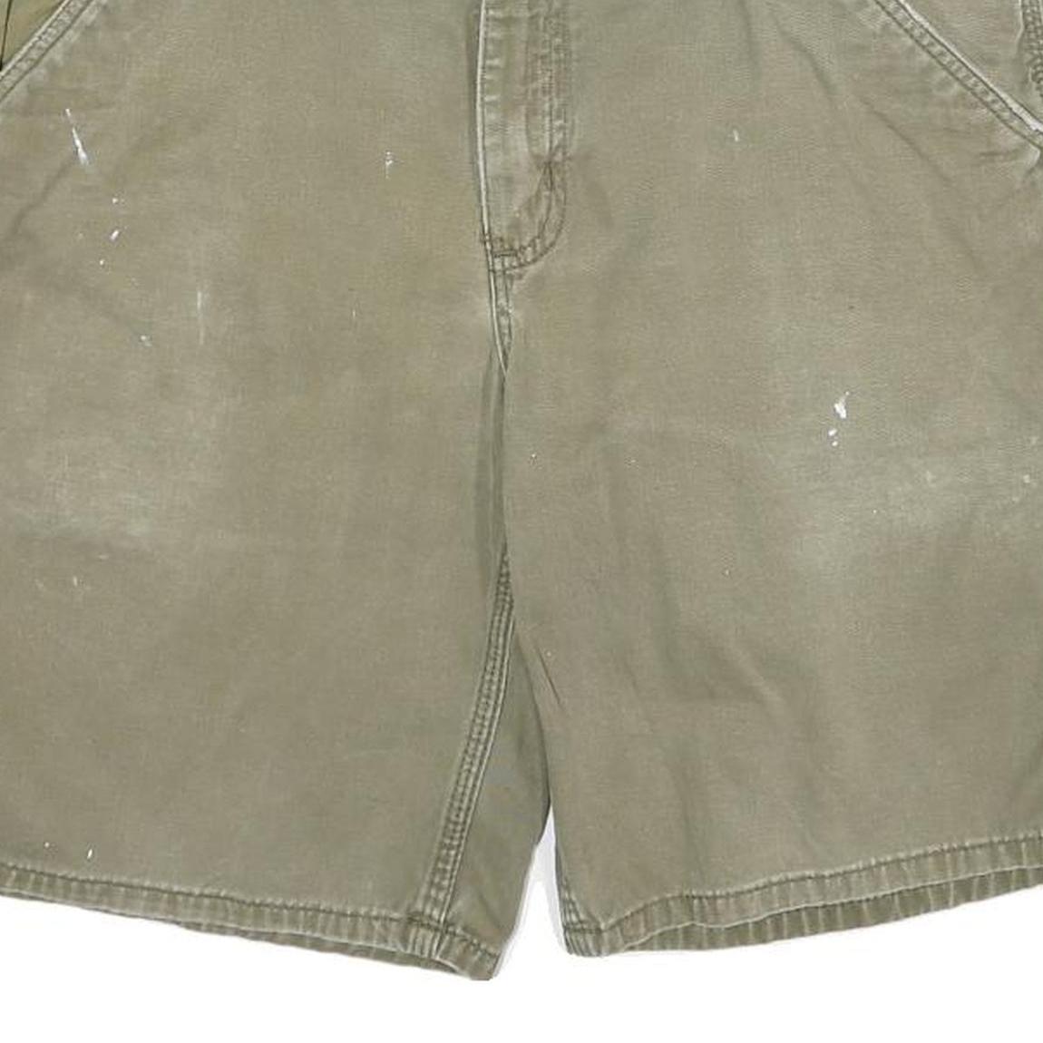 CARHARTT Mens Shorts Beige Casual Plain M W33 Durable Workwear