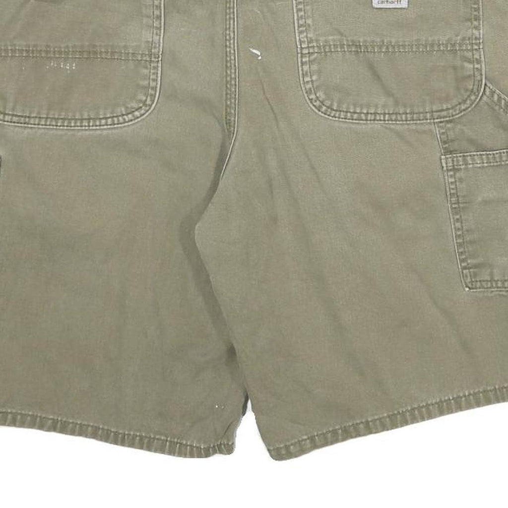 CARHARTT Mens Shorts Beige Casual Plain M W33 Durable Workwear