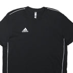 ADIDAS Mens Black & White Short Sleeve Crew Neck Graphic T-Shirt L