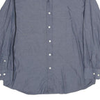 NAUTICA Mens Blue Shirt L Cotton Long Sleeve Casual Button Down Collar
