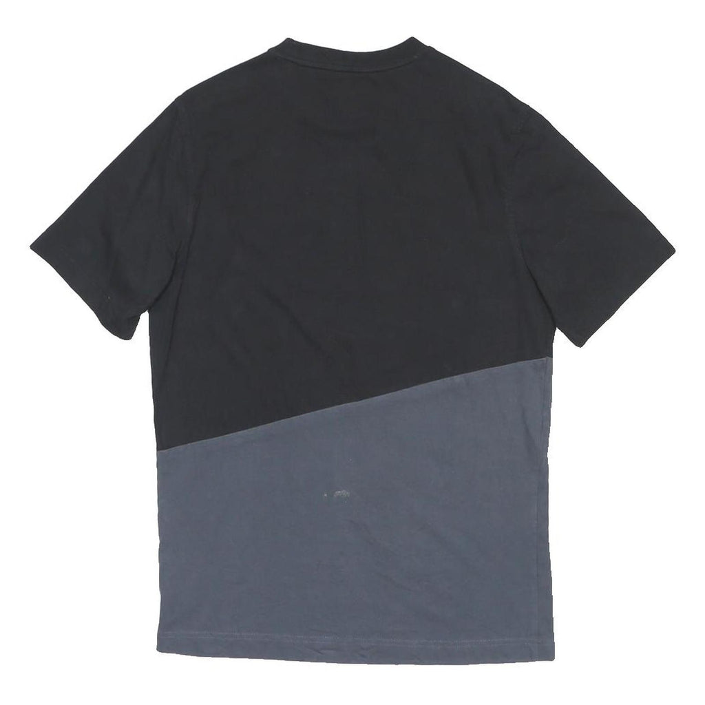 CHAMPION Mens Black & Grey Logo Graphic T-Shirt M Short Sleeve Crew Neck Casual
