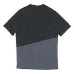 CHAMPION Mens Black & Grey Logo Graphic T-Shirt M Short Sleeve Crew Neck Casual