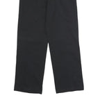 DICKIES Mens Polyester Blend Black Classic Straight Trousers W32 L30 Workwear