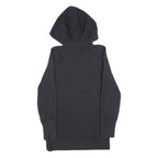 ADIDAS Womens Black Hoodie S ¼ Zip Logo Cotton Sweatshirt Casual