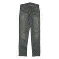 LEVI'S Mens Slim Grey Denim Jeans W28 L30 Zip Cotton Blend Casual Wear