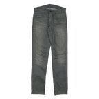 LEVI'S Mens Slim Grey Denim Jeans W28 L30 Zip Cotton Blend Casual Wear