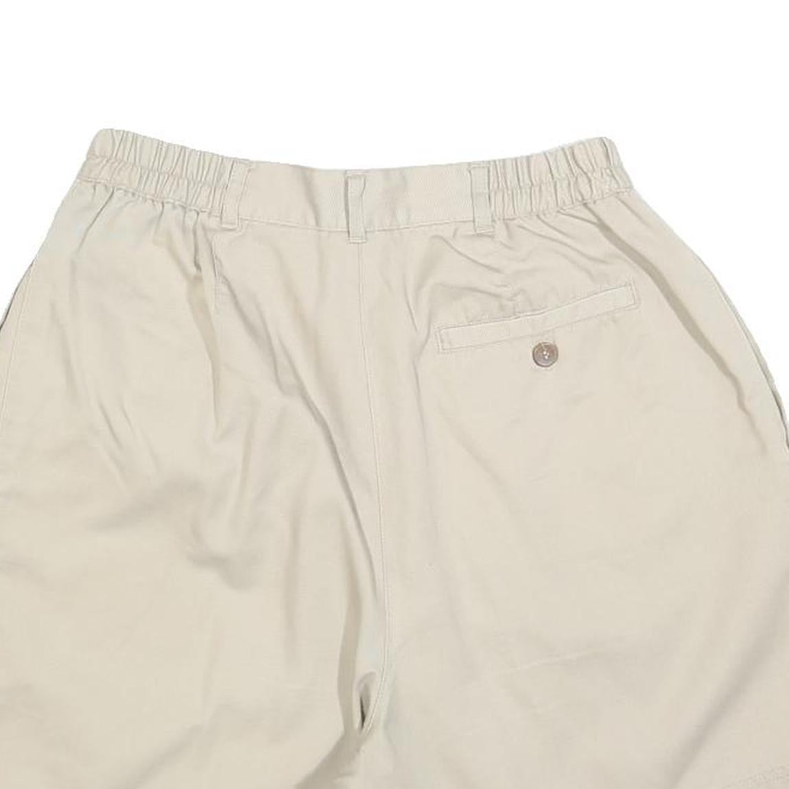CABIN CREEK Womens Beige Casual Shorts M W28 Cotton Blend Comfortable Fit