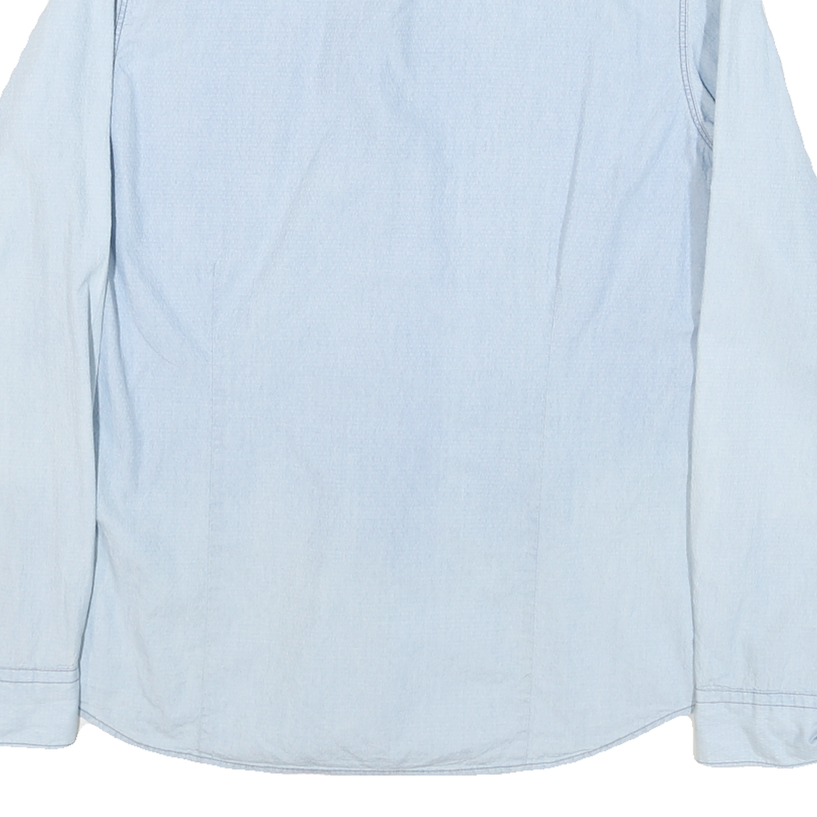 NAPAPIJRI Mens Light Blue Shirt L Casual Slim Fit Cotton Blend Long Sleeve