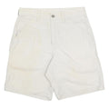 CARHARTT Mens Shorts White Casual M W30 Durable Workwear Cotton