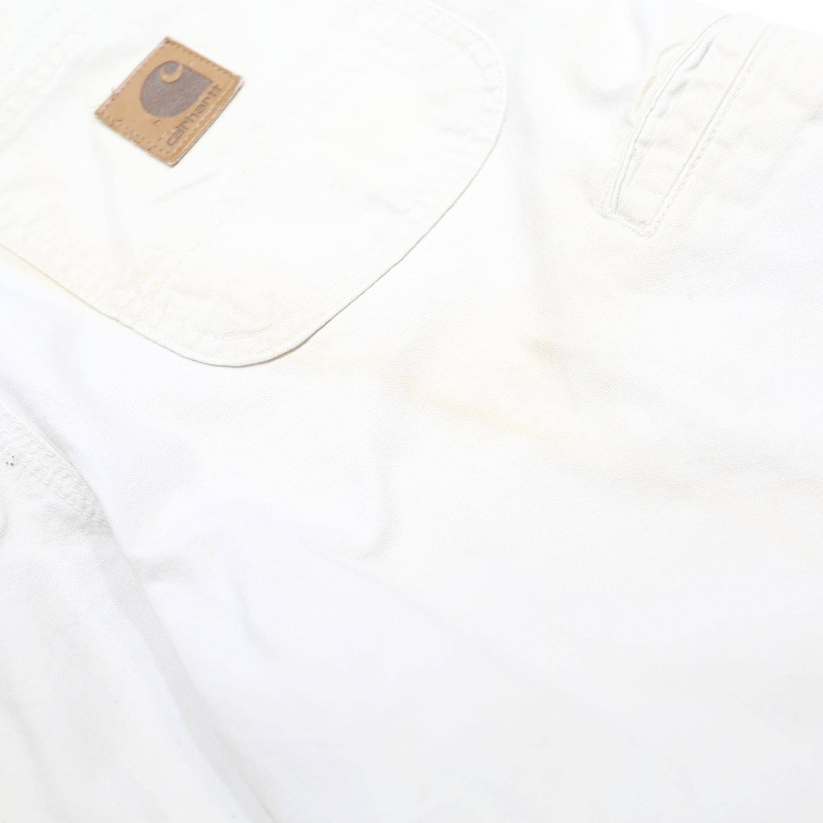 CARHARTT Mens Shorts White Casual M W30 Durable Workwear Cotton